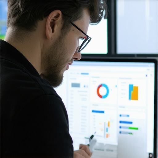 Data-Driven Local SEO Mastery Digital marketer reviewing analytics and schema implementation for local SEO success