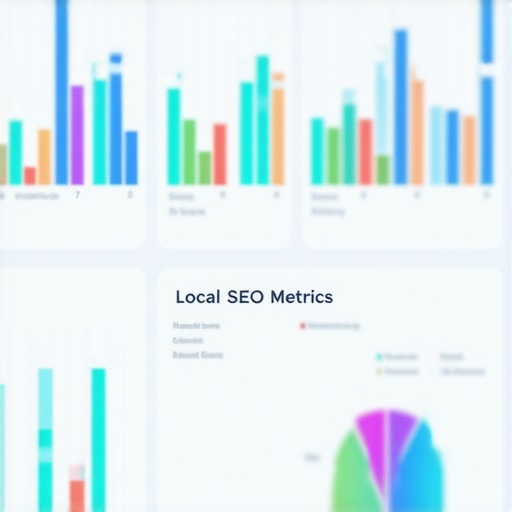 Screenshot of a digital analytics dashboard with local SEO data, rankings, and graphs