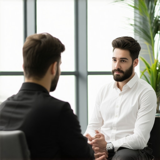 Vet Your Local SEO Partner Business owner discussing with SEO agency about local SEO strategies.