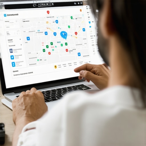 SEO expert analyzing local search data on screen for 2026