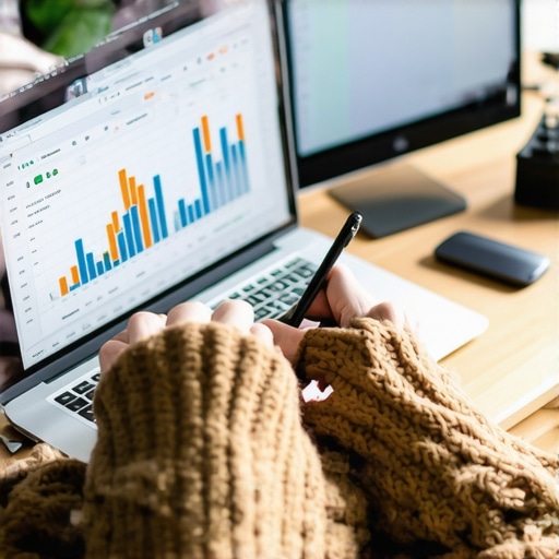 Person reviewing local SEO analytics on laptop, showcasing tools for maintenance.