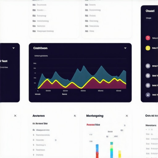 Local SEO Tools Dashboard Close-up view of SEO analytics dashboard with citation and review management
