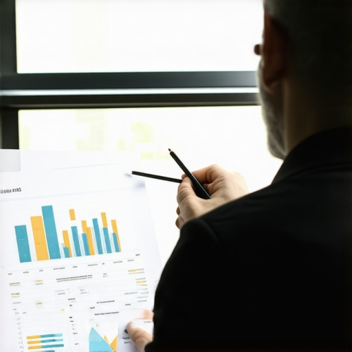 Client discussing SEO results with an SEO expert during a meeting