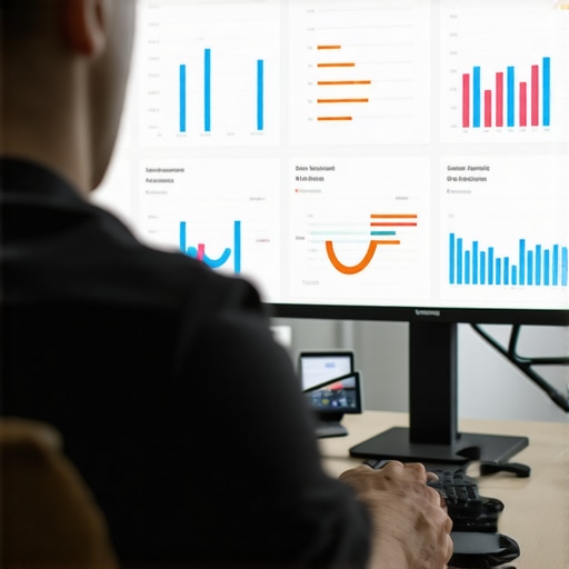 Dashboard displaying local SEO ranking improvements and analytics for a client.