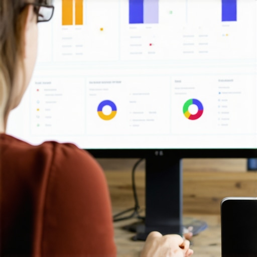 A person reviewing SEO analytics for local search performance