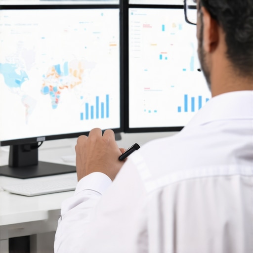 Local SEO analytics review session.